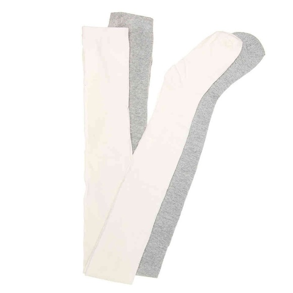 Grey Sparkle/Off White Sweater Tights - 2 Pack for (73-95lbs) M/L12/14 - Picture 4 of 4